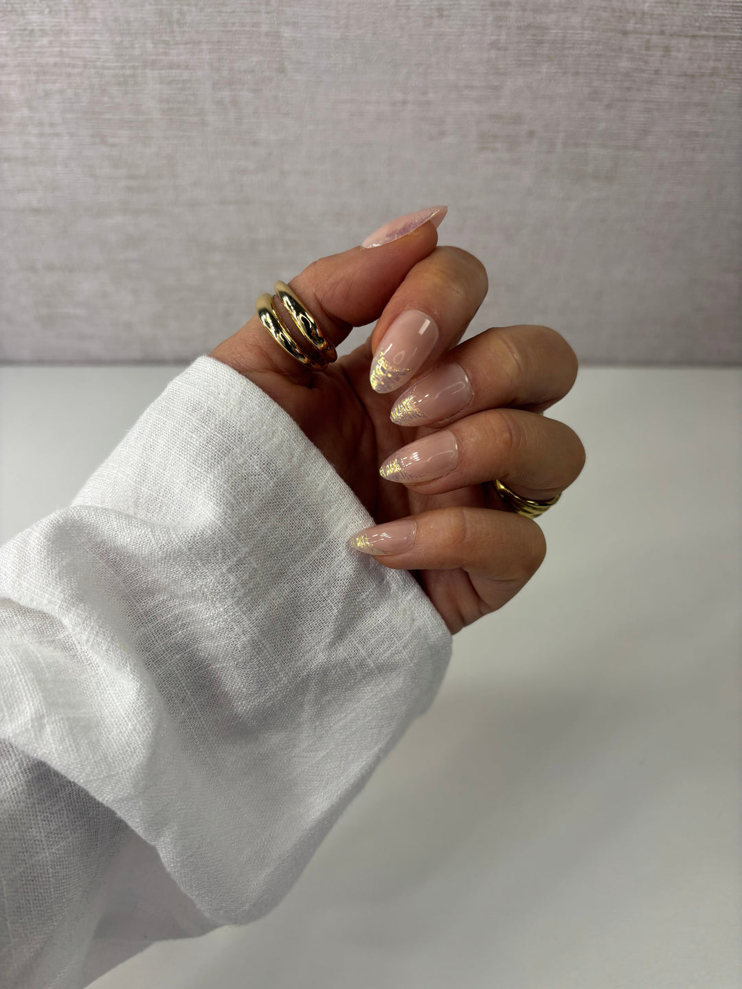 press on nagel glitter tips